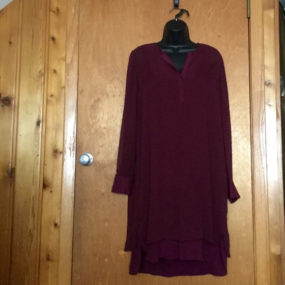 VINCE Double-layer Shirt Dress - Picture 3 of 7